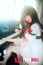 Bezlya Doll 鈴蘭 149cm 良乳 シリコンヘッド＋TPEボディロリ系美少女ラブドール - 画像 (5)