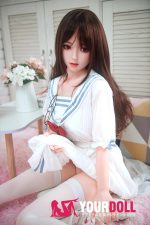 Bezlya Doll 鈴蘭 149cm 良乳 シリコンヘッド＋TPEボディロリ系美少女ラブドール - 画像 (2)
