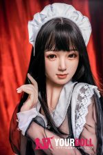 Bezlya Doll 蝶豆 155cm  良乳 シリコンヘッド＋TPEボディ ダッチワイフ