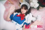Bezlya Doll 蝶豆 155cm  良乳 シリコンヘッド＋TPEボディ 可愛いメイド服ラブドール - 画像 (18)