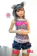 Momo 雫 132cm  Aカップ  ノーマル肌  人気ロリ 妊娠腹 かわいい 最新 ラブドール販売 - 画像 (7)