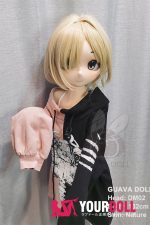 GUAVADOLL DM02 132cm AAカップ ノーマル肌 手描きメイク ビニール製のヘッド(PVC) 癒し系 アニメドール - 画像 (2)