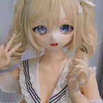 GUAVADOLL DM02 150cm Dカップ ノーマル肌 手描きメイク ビニール製のヘッド(PVC) 縦ロール 可愛い アニメドール