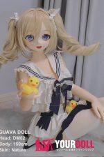 GUAVADOLL DM02 150cm Dカップ ノーマル肌 手描きメイク ビニール製のヘッド(PVC) 縦ロール 可愛い アニメドール - 画像 (4)