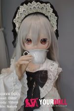 GUAVADOLL DM02 150cm Dカップ ノーマル肌 デカールメイク ビニール製のヘッド(PVC) お嬢様 綺麗 ラブドール - 画像 (3)
