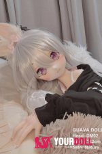 GUAVADOLL DM02 132cm AAカップ ノーマル肌 手描きメイク ビニール製のヘッド 愛嬌 癒し系 アニメドール - 画像 (2)