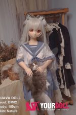 GUAVADOLL DM02 150cm Dカップ ノーマル肌 手描きメイク ビニール製のヘッド キュート アニメドール - 画像 (3)