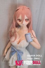 GUAVADOLL DM02 150cm Dカップ ノーマル肌 手描きメイク ビニール製のヘッド おちょぼ口 アニメドール - 画像 (2)