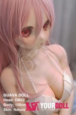 GUAVADOLL DM02 150cm Dカップ ノーマル肌 手描きメイク ビニール製のヘッド おちょぼ口 アニメドール - 画像 (4)
