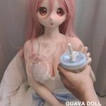 GUAVADOLL DM02 150cm Dカップ ノーマル肌 手描きメイク ビニール製のヘッド おちょぼ口 アニメドール