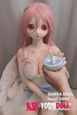 GUAVADOLL DM02 150cm Dカップ ノーマル肌 手描きメイク ビニール製のヘッド おちょぼ口 アニメドール
