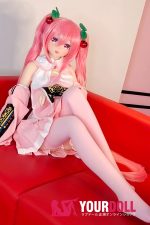 AotumeDoll #74ヘッド 145cm Bカップ アニメ キャラ シリコンヘッド＋TPEボディー ラブドール - 画像 (3)