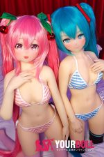 AotumeDoll #74ヘッド 145cm Bカップ アニメ キャラ シリコンヘッド＋TPEボディー ラブドール - 画像 (6)