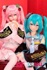 AotumeDoll #74ヘッド 145cm Bカップ アニメ キャラ シリコンヘッド＋TPEボディー ラブドール - 画像 (5)