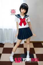 Momo 純子 132cm  Aカップ  ノーマル肌  人気ロリ かわいい 妊娠腹 ラブドール販売 - 画像 (7)