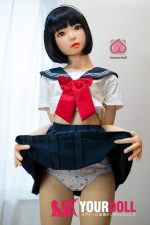 Momo 純子 132cm  Aカップ  ノーマル肌  人気ロリ かわいい 妊娠腹 ラブドール販売 - 画像 (4)