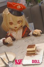 GUAVADOLL GC02 132cm AAカップ ノーマル肌 手描きメイク ビニール製のヘッド コスプレ系 無邪気 アニメドール - 画像 (4)