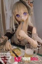 GUAVADOLL DM02 150cm Dカップ ノーマル肌 手描きメイク ビニール製のヘッド 美少女 アニメドール - 画像 (2)