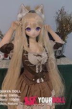 GUAVADOLL DM02 150cm Dカップ ノーマル肌 手描きメイク ビニール製のヘッド 美少女 アニメドール - 画像 (5)