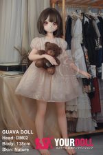 GUAVADOLL Mari DM02 138cm AAカップ ノーマル肌 手描きメイク ビニール製のヘッド 可愛い アニメドール - 画像 (5)