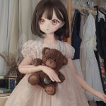 GUAVADOLL Mari DM02 138cm AAカップ ノーマル肌 手描きメイク ビニール製のヘッド 可愛い アニメドール