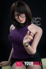 SEDOLL  Yutsuki 163cm  Eカップ SE#071B  小麦肌 メガネ女子 最新  セックス ドール - 画像 (5)