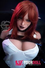 SEDOLL  Elodie 161cm Fカップ SE#021 ダークエルフ ハロウィン ラブ人形 - 画像 (7)