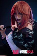 SEDOLL  Elodie 161cm Fカップ SE#021 ダークエルフ ハロウィン ラブ人形 - 画像 (4)