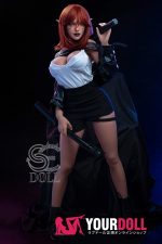 SEDOLL  Elodie 161cm Fカップ SE#021 ダークエルフ ハロウィン ラブ人形 - 画像 (5)