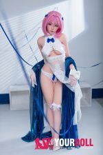 Bezlya Doll 珊瑚 155cm 貧乳 シリコンヘッド＋TPEボディ ダッチワイフ - 画像 (17)