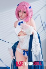 Bezlya Doll 珊瑚 155cm 貧乳 シリコンヘッド＋TPEボディ ダッチワイフ - 画像 (18)