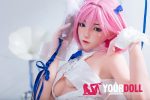Bezlya Doll 珊瑚 155cm 貧乳 シリコンヘッド＋TPEボディ ダッチワイフ - 画像 (24)