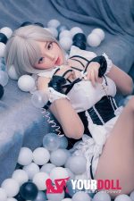 Bezlya Doll 鈴蘭 155cm  貧乳 シリコンヘッド＋TPEボディ ダッチワイフ - 画像 (8)