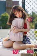 Momo 咲希 132cm  Aカップ  M025ノーマル肌  人気ロリ かわいい ロりドール - 画像 (2)