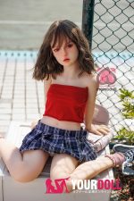 Momo 咲希 132cm  Aカップ  M025ノーマル肌  人気ロリ かわいい ロりドール - 画像 (5)