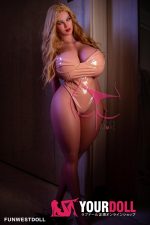 Funwest  Coco 159cm Kカップ Tan肌 爆乳 熟女 艶美 魅惑の谷間 ラブ人形 - 画像 (7)