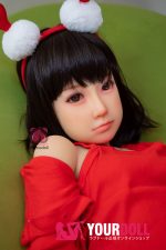 Momo 桃沢 H027-A 132cm  Aカップ  ノーマル肌 クリスマス  妊娠腹 顎機能付き  最新ラブドール - 画像 (14)