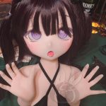 GUAVADOL Akuma DM02 132cm AAカップ ノーマル肌 手描きメイク ビニール製のヘッド サキュバス エッチ アニメドール