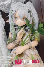 GUAVADOLL GC03 132cm AAカップ ノーマル肌 手描きメイク ビニール製のヘッド コスプレ系 愛嬌 癒し系 アニメドール - 画像 (4)