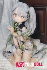 GUAVADOLL GC03 132cm AAカップ ノーマル肌 手描きメイク ビニール製のヘッド コスプレ系 愛嬌 癒し系 アニメドール - 画像 (5)