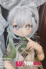GUAVADOLL GC03 132cm AAカップ ノーマル肌 手描きメイク ビニール製のヘッド コスプレ系 愛嬌 癒し系 アニメドール - 画像 (2)