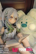 GUAVADOLL GC03 132cm AAカップ ノーマル肌 手描きメイク ビニール製のヘッド コスプレ系 愛嬌 癒し系 アニメドール - 画像 (15)