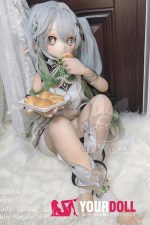 GUAVADOLL GC03 132cm AAカップ ノーマル肌 手描きメイク ビニール製のヘッド コスプレ系 愛嬌 癒し系 アニメドール - 画像 (8)