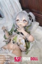 GUAVADOLL GC03 132cm AAカップ ノーマル肌 手描きメイク ビニール製のヘッド コスプレ系 愛嬌 癒し系 アニメドール - 画像 (14)