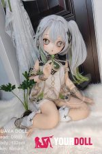 GUAVADOLL GC03 132cm AAカップ ノーマル肌 手描きメイク ビニール製のヘッド コスプレ系 愛嬌 癒し系 アニメドール - 画像 (13)