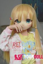 GUAVADOLL DM02 132cm AAカップ ノーマル肌 手描きメイク ビニール製のヘッド 元気 アニメドール - 画像 (3)