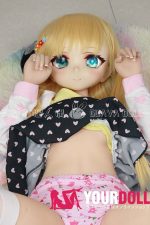 GUAVADOLL DM02 132cm AAカップ ノーマル肌 手描きメイク ビニール製のヘッド 元気 アニメドール - 画像 (2)