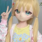 GUAVADOLL DM02 132cm AAカップ ノーマル肌 手描きメイク ビニール製のヘッド 元気 アニメドール