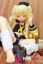 AotumeDoll #84ヘッド 135cm AAカップ Fat フルシリコン 目が星 リアルドール - 画像 (10)