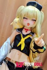 AotumeDoll #84ヘッド 135cm AAカップ Fat フルシリコン 目が星 リアルドール - 画像 (5)